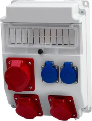Imagen del producto de CAJA de distribución 3x16A/5P, 2x230V, 11 metros, IP44