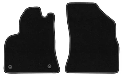 Productafbeelding van Velours voormatten voor Peugeot 3008 I 2009-2016 (MPV) – 2-delig, zwart, op maat – Wielganizator BASIC