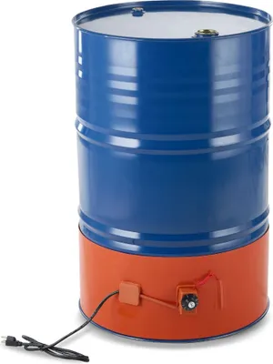 Zdjęcie produktu dla podgrzewacz do beczek metalowych 55 gal - podgrzewacz kubełkowy 1,2 kW - ustawienie temperatury w zakresie 30-150 °C - 174 x 25 x 6 cm - do beczek i dużych pojemników