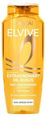 Immagine prodotto di L'Oréal Paris Elvive Shampoo Extraordinary Oil all'olio di cocco (250 ml)
