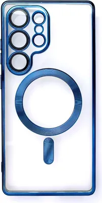 Image de Étui galvanisé avec MagSafe pour iPhone 16e - Bleu