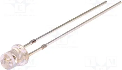 Produktbild von 2x LED 3mm 140° 1560÷200mcd OSG5DA34E1A LED Dioden THT 3mm grün