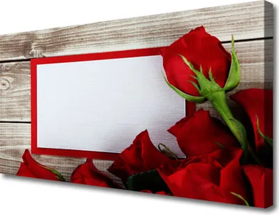 Produktbild von Tulup Leinwand-Bilder 100x50 Wandbild Canvas Kunstdruck Rosen Pflanzen