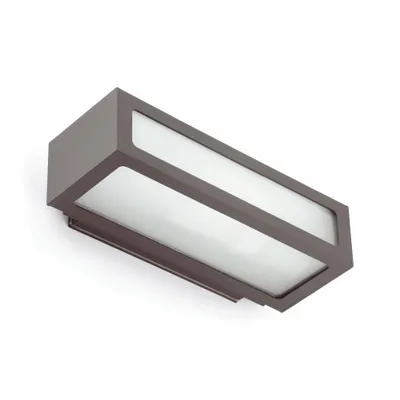 Produktbild von Faro 70887, Wandbeleuchtung für den Außenbereich, Dunkles Grau, Aluminium, IP54, I, E27