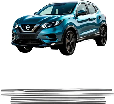 Produktbild von Seitenfensterverkleidung aus Edelstahl für Nissan Qashqai von 2007 bis 2010