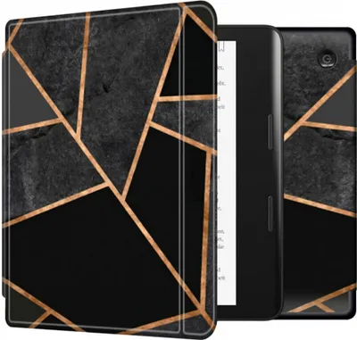 Image de imoshion Design Slim Hard Case Sleep cover with stand for the Kobo Sage / Tolino Epos 3 - Black Graphic