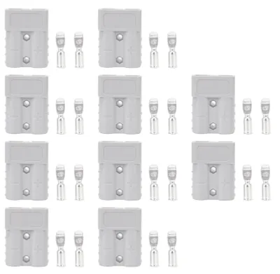 Produktbild von 10 Stück Batteriestromanschluss 50A 600V 16mm² 6AWG Kabelklemme