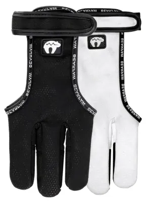Produktbild von Schießhandschuh aus Leder mit Komfort und präzisem Fingerschutz für Recurve- und Langbogen im traditionellen Bogensporttraining