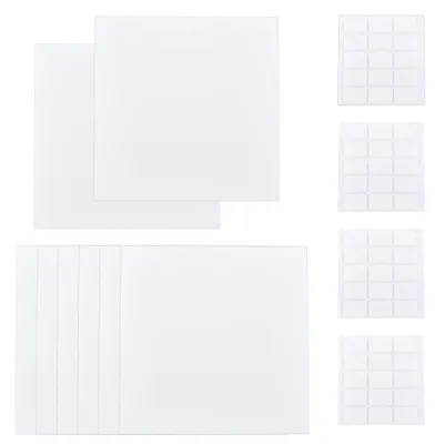 Imagen del producto de Elzusha - Cubierta para puerta de pared - 8 láminas con 60 adhesivos de plástico