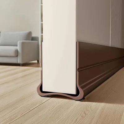 Productafbeelding van Deurafdichting - Tochtstrip - Isolatie - Dubbele Kamer Ontwerp - 93 cm - Bruin