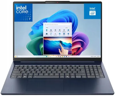 Zdjęcie produktu dla Lenovo SLIM-5-16IRH10R z procesorem Core i7, ekranem 16" WUXGA IPS z funkcją dotykową, dyskiem SSD 1 TB, Bluetooth, czarny, z systemem Windows 11, kolor Cosmic Blue – 16 GB