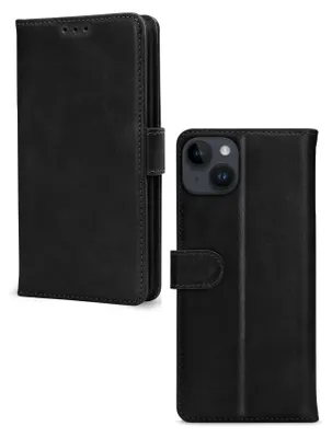 Zdjęcie produktu dla Etui Mobilize Premium Gelly Wallet na iPhone'a 14 Plus – etui z klapką i portfelem – czarne