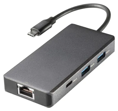Produktbild von 6in1 USB-C® Aluminium Multiport Hub (45964)