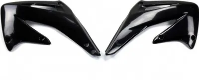 Immagine prodotto di Copertura radiatore UFO PLAST in 2 pezzi per Honda CRF R 450 cc, anno di produzione 2004, colore: nero