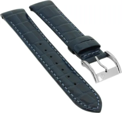 Produktbild von Candino Saphire Uhrenarmband → Krokoprägung Leder blau → C4684