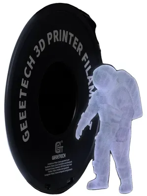 Zdjęcie produktu dla Filament do druku 3D, świecący w ciemności, wysoka kompatybilność, BIAŁY