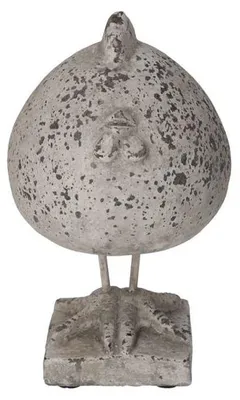 Produktbild von KEYHOMESTORE | Kleines Steinhuhn im Shabby-Stil, H. 20 cm