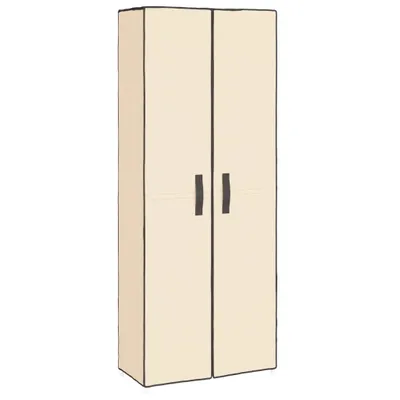 Produktbild von Schuhschrank Creme 60x30x166 cm Stoff