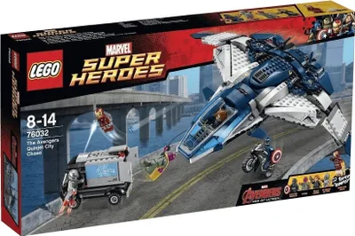 Produktbild von LEGO Marvel Super Heroes - The Avengers Quinjet Verfolgungsjagd (76032)
