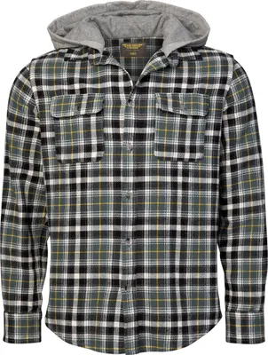 Produktbild von HERO by John Medoox HOODY Herren Fleecehemd Regular Fit XXXL navy check