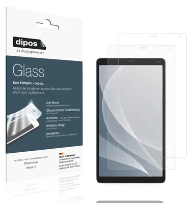 Zdjęcie produktu dla 2 folie ochronne matowe do telefonu Blackview Wave 3 - folie antywstrząsowe 9H, wykonane z tworzywa sztucznego przypominającego szkło