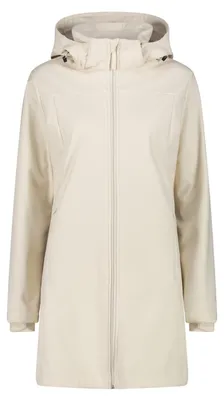 Image de Veste parka pour femme, fermeture éclair, capuche, couleur vanille (A238), taille 40