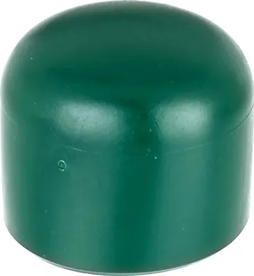 Produktbild von ALBERTS Pfostenkappe für runde Metallpfosten, Kst., schwarz, für Pfosten Ø60 mm, VE1St.