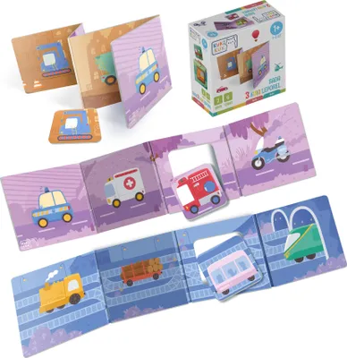 Obrázok produktu pre KukiKuk – Sada 3 Kuki leporel Autá