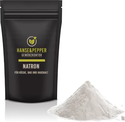 Produktbild von 2kg Natron Pulver Backpulver E500 Reine Soda Natriumbicarbonat 2kg wiederverschließbarer Beutel Natrium-Hydrogen-Carbonat - Pro Serie