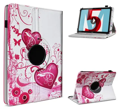 Produktbild von Tablet Hülle für AWOW P11 Tasche Schutzhülle Case 360 Grad Drehbar Klapp CoverFarbe 360 Uni:Motiv 7