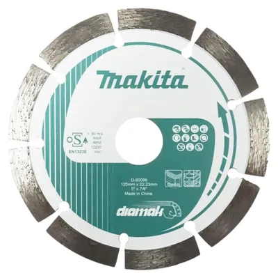 Image de Makita disque à tronçonner diamanté 125 x 22,23 mm ( D-80086 )