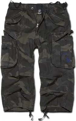 Produktbild von Brandit Industry Vintage 3/4 Shorts, dunkles camouflage, 2XL