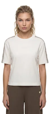 Produktbild von Guess Britney Crop - Crop T-Shirt Damen Rundhals Boxy Fit
