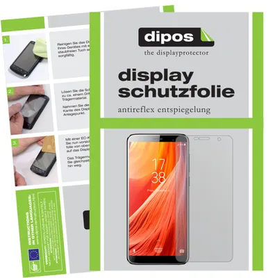 Produktbild von 2x Schutzfolie für HOMTOM S7 matt Displayschutzfolie Folie Display Schutz dipos