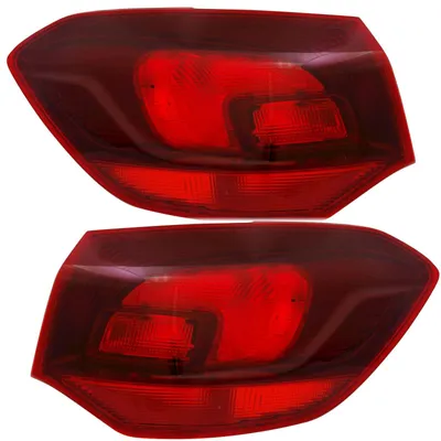 Für Opel Astra J Kombi ab 12/2009- Rückleuchten Smoke Dunkelrot LINKS + RECHTS in der Farbe rot von AD TUNING GmbH & Co. KG