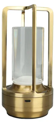 Kabellose Tischlampe, LED, Touch, dimmbar, 3 Farben, USB-C