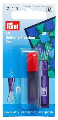 Produktbild von Prym Quilting-Nähnadeln 26x0.60mm Silberfarben 121440 Quilten Nähen