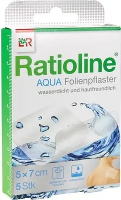 Produktbild von RATIOLINE aqua Duschpflaster 5x7 cm