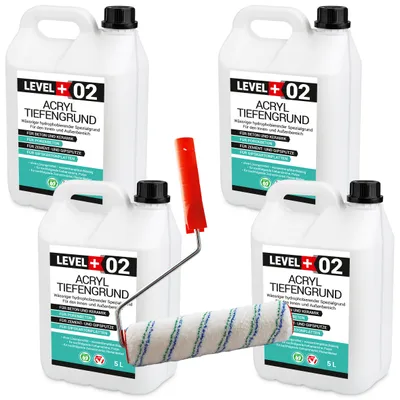 Obrázok produktu pre Sada maliarsky valček 25 cm + hĺbkový základný akrylový náter 20 l Univerzálny základný náter L+02