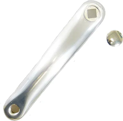 Produktbild von Messingschlager Kurbel AS2, links, L=170mm, Aluminium, JIS-Vierkant, silber