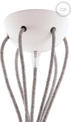 Image de Kit de rosace en céramique à 7 trous Creative-Cables - Biscotto