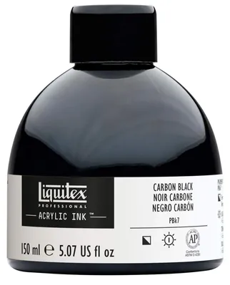 Obrázok produktu pre Liquitex Ink KARBONSCHWARZ 150 ml akrylová farba na airbrush 4261337