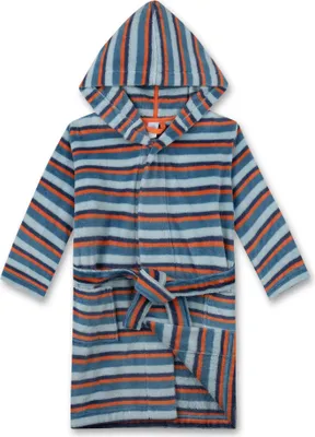 Produktbild von Sanetta Bademantel bunt ringel blau 140