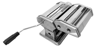 Immagine prodotto di Omgoods - Macchina per pasta manuale in acciaio inossidabile con 6 impostazioni di spessore