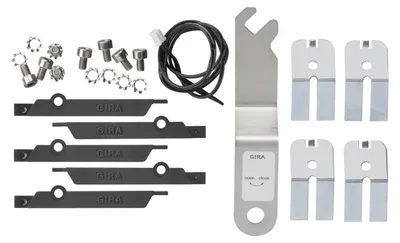 Produktbild von Gira Zubehörset Türstation Edelstahl 8000100