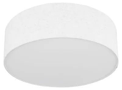 Produktbild von Deckenleuchte, 3 flammig, rund, Textil, weiß, D 40cm