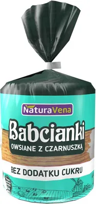 Produktbild von HAFER-BABCIANKI MIT SCHWARZKÜMMEL OHNE ZUCKERZUSATZ 100 g – NATURAVENA