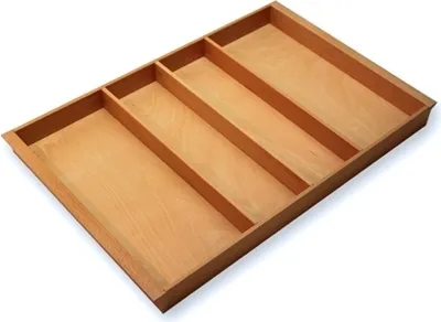 Produktbild von Mehrzweckeinsatz BUCHE 80er Schubl. B 690 x T 472 mm passend für Hettich ArciTech Schubladen