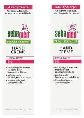 Obrázek produktu pro Sebamed krém na ruce Urea Acute Acute Care pro suchou pokožku 75ml balení po 2 ks