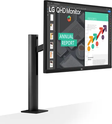 Produktbild von LG 27QN880-B, 68,6 cm (27"), 2560 x 1440 Pixel, Quad HD, LCD, 5 ms, Schwarz